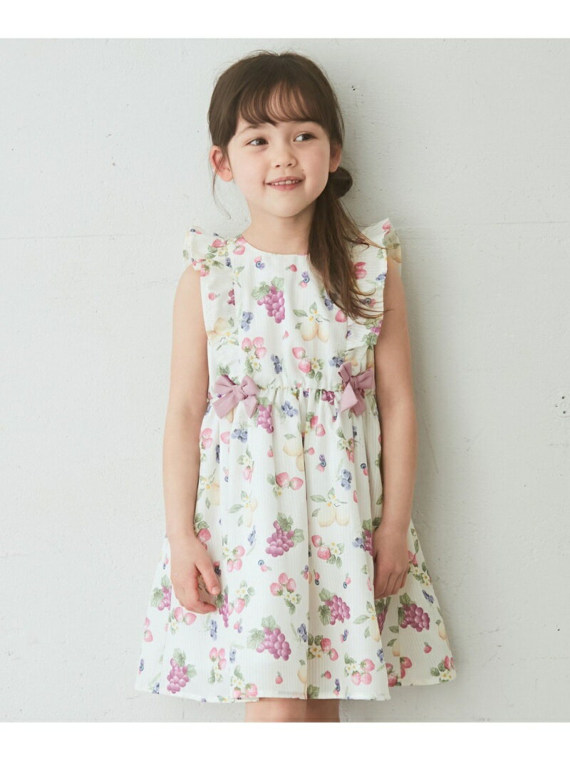 フルーツプリントワンピース any FAM KIDS エニィファム ワンピース・ドレス シャツワンピース【送料無料】[Rakuten Fashion]のサムネイル