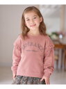 【SALE/30%OFF】袖フリル ロゴ トレーナー any FAM KIDS エニィファム トップス スウェット・トレーナー ベージュ ピンク【RBA_E】[...