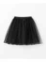チュール スカート any FAM KIDS エニィファム スカート ロング・マキシスカート ブラック ベージュ[Rakuten Fashion]