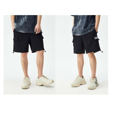 ショートパンツ ショートカーゴパンツ ボトムス ビッグシルエット メンズ スタイリッシュ スポーツ 短パン ショートカーゴパンツ カジュアル