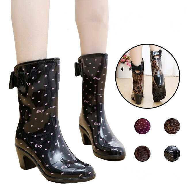 ショートブーツ おしゃれ レディース おしゃれ 梅雨 防水 春 レインシューズ 美足 雨の日 レインブーツ 美脚 かわいい