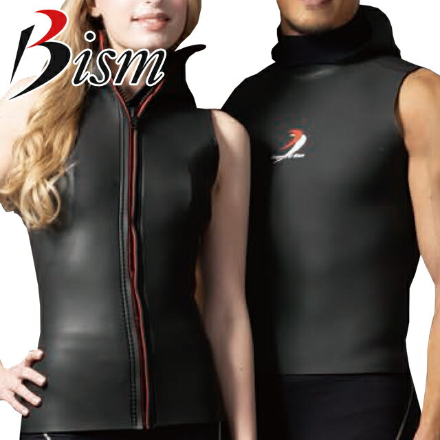 BISM ベスト フード フードベスト ダイビング スキン ウェットスーツビーイズム ス...