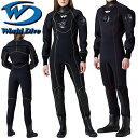 World Dive ADVANCE ADL73R ダイビング ドライスーツワールドダイブ アドバンス メンズ レディース フルドライサイズオーダー オーダー 日本製 5mm 5ミリ