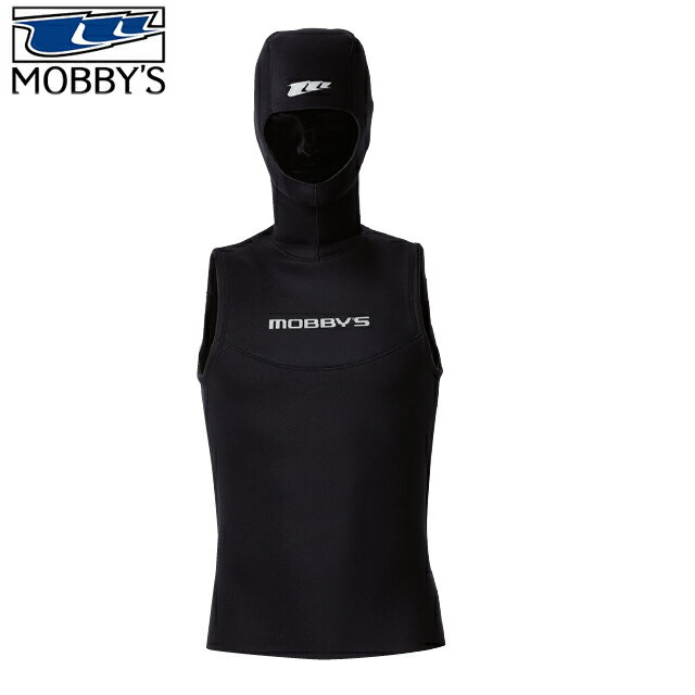 モビーズ MOBBYS HOOD VEST ノンジップ フードベスト OA-4300 3.5mmダイビング 防寒 ウェットスーツ ウエットスーツ 保温男性 女性 メンズ レディース ストレッチ 1