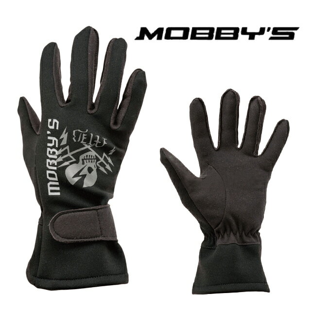 MOBBYS モビーズ　SKULL GLOVE　スカルグローブ 1mmレーシンググローブ ジェット ウエイク レース JA-1080