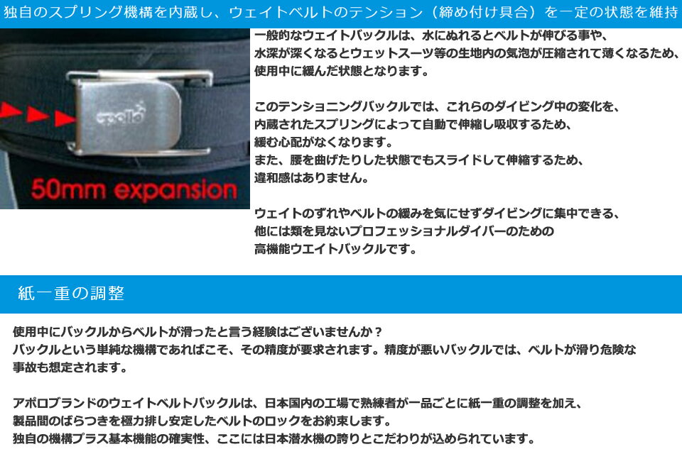 apollo ���ݥ� �ƥ󥷥�˥󥰥Хå��� �����ӥ� �������ȥ٥�ȥ������� �Хå��� ���ץ�� �ƥ󥷥�� tensioning buckle