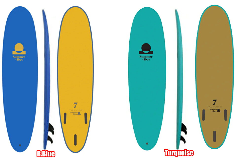 GOOD TIMEのSummerVibes Mini Mal 7' Softboard 7.0 サーフボード HD EPSソフトボード サーフィン 7.0ft スポンジボード DEFLOW デフロー｜アングル3