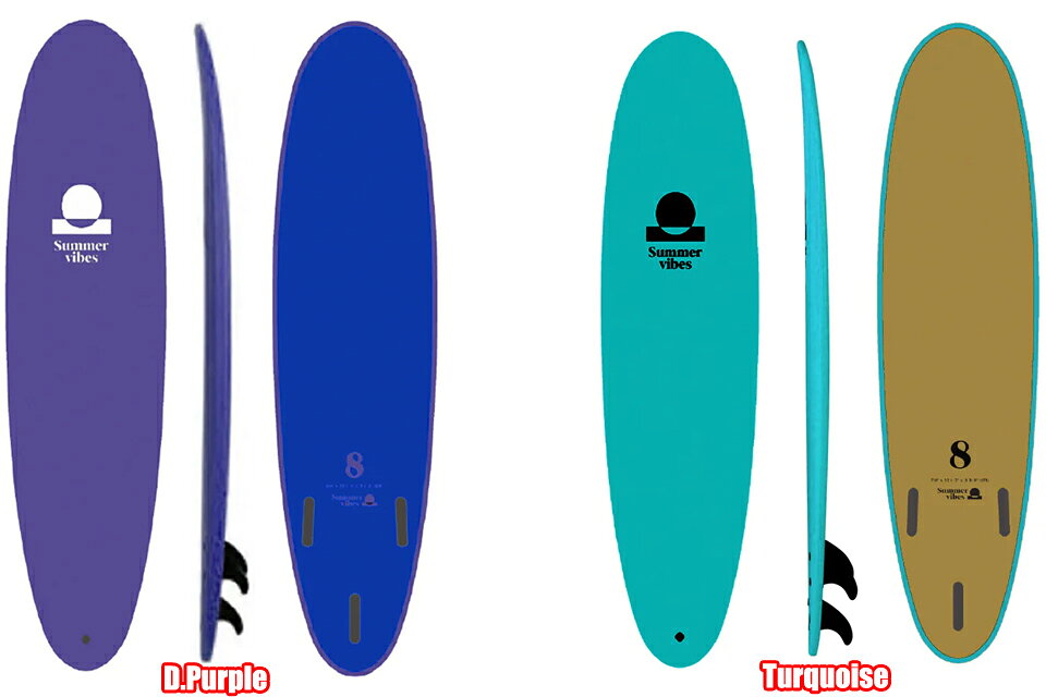 GOOD TIMEのSummerVibes Mini Mal 8' Softboard 8.0 サーフボード HD EPSソフトボード サーフィン 8.0ft スポンジボード DEFLOW デフロー｜アングル3