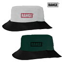 RANGE レンジ SURF BUCKET HAT サーフバケットハット帽子 キャップ CAP ハット 日除け サーフィン 海水浴 海 UV サイズ調整可能 アジャスタブル