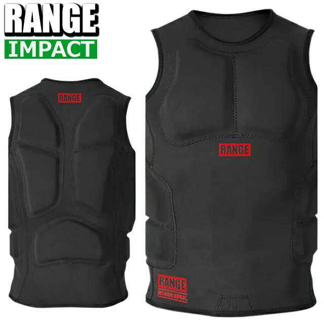 RANGE FULL IMPACT VEST RIB GUARD VEST ウェットスーツレンジ リブガード ベスト インパクトベスト クッション プロテクターフォーム パッド入り サーフィン マリンスポーツ