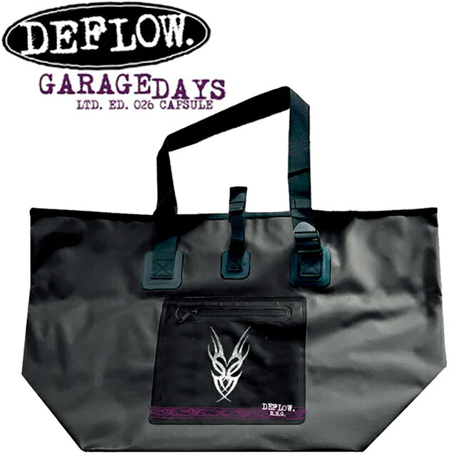 DEFLOW X RANGE GARAGE DAYS WATERPROOF BAG ドライバッグウォータープルーフ ドライトート 防水バッグ ウェットバッグ マリンバッグビーチバッグ サーフィン マリンスポーツ