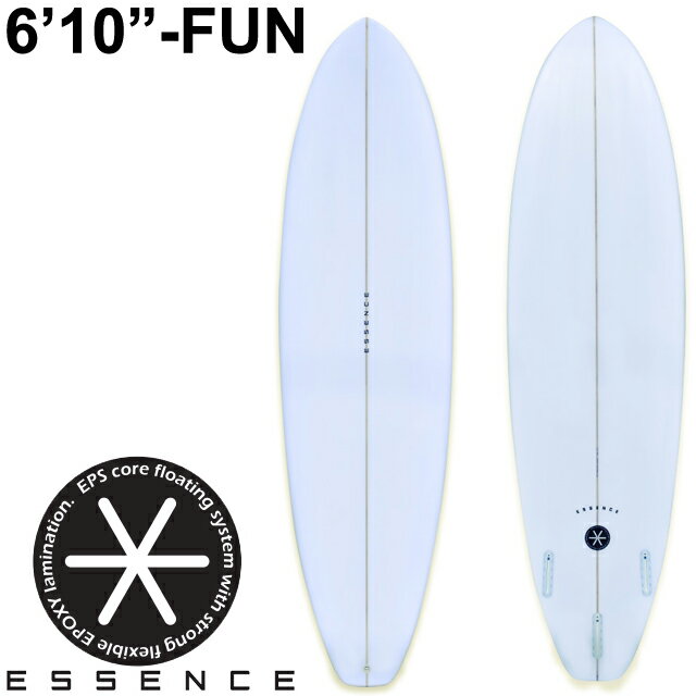 Surfing - ESSENCE FUN 6.10 ファンボード ファンボード サーフボードエッセンス サーフィン ハードボード EPS FUTURE TRI6'10