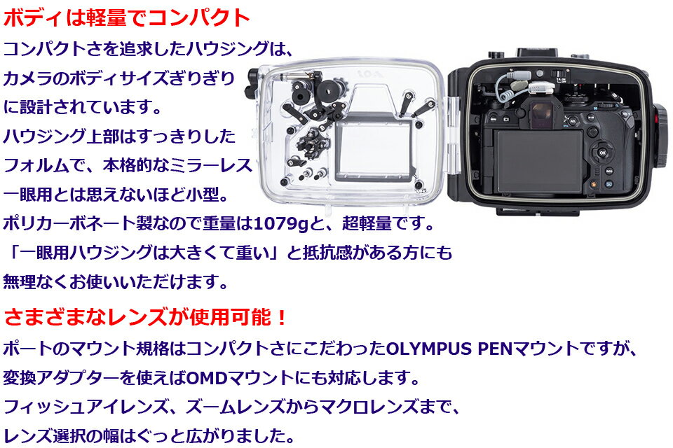 AOI #10561 UH-OM1 II �����ѥ� OM-1 MarkII ���楫��� �ϥ����󥰥����������� OLYMPUS OM SYSTEMS OM-1 �ޡ���2 �ǥ����륫�������ӥ� �ɿ奱���� ����饱���� �ߥ顼�쥹 ���