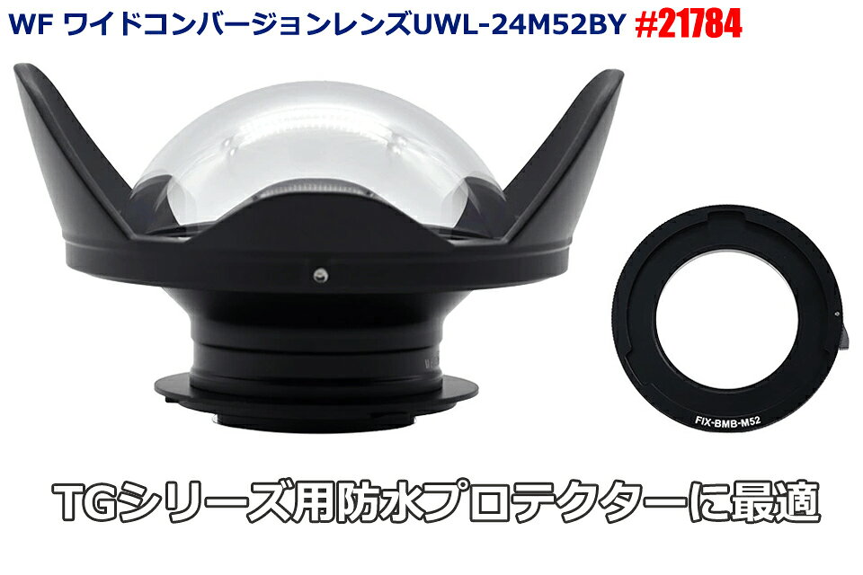 WEEFINE #21784 WF ワイドコンバージョンレンズUWL-24M52BYウィーファイン 水中カメラ 交換レンズ ワイコン ダイビング オリンパスワイドレンズ 広角レンズ 水中撮影 フィッシュアイ バヨネットシステム anys-dive-10004991 GOOD TIME サンプル画像2