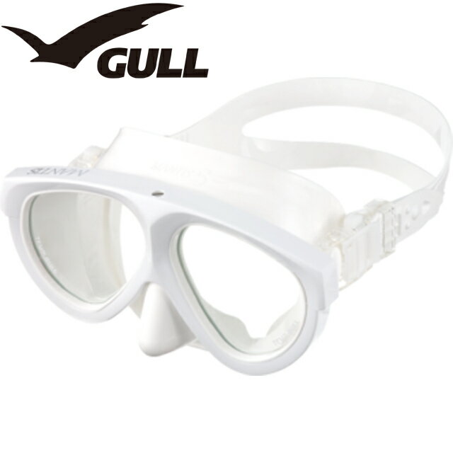 GULL GM-1036C MANTIS 5 ホワイトシリコン ダイビング マスク シリコンマスクガル マンティス5 スノーケリング スキンダイビング