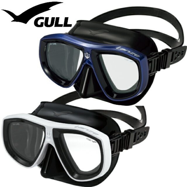 樂天商城 - GULL GM-1273D LANZE ブラックシリコン ダイビング マスク シリコンマスクガル ランツェ スノーケリング スキンダイビング