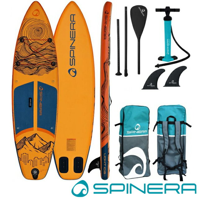 SPINERA スピネラ インフレーターSUP 21116-Orange SUPボードSPINERA SUP LIGHT 10'6