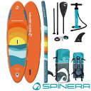 SPINERA スピネラ インフレーターSUP 22226-Orange SUPボードSPINERA SUPVENTURE SUNSET 10 6 インフレータブル SUP エアーサップスタンドアップパドルボード パドル フィン バッグ リーシュ …