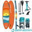 SPINERA スピネラ インフレーターSUP 22226-Orange SUPボードSPINERA SUPVENTURE SUNSET 10'6" インフレータブル SUP エアーサップスタンドアップパドルボード パドル フィン バッグ リーシュ ポンプ付き