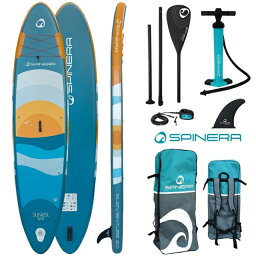 SPINERA スピネラ インフレーターSUP 22227 SUPボードSPINERA SUPVENTURE SUNRIZE 12' インフレータブル SUP エアーサップベンチャーサンライズ パドル フィン バッグ リーシュ ポンプ付き