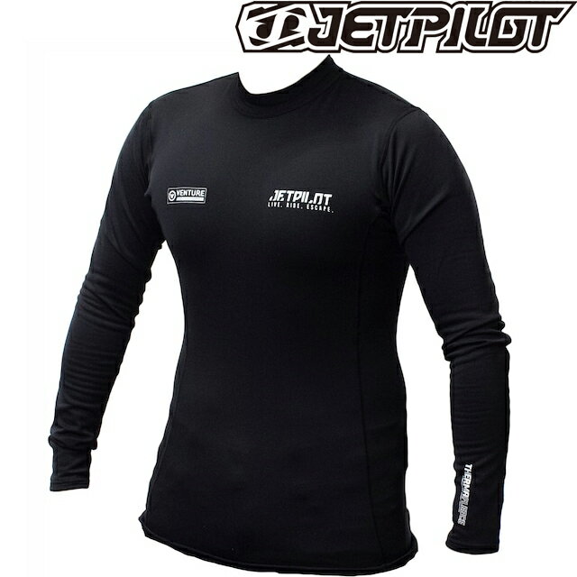 JETPILOT ジェットパイロット 保温 インナー JA22330VENTURE THERMA FLEECE RASH 防寒 ラッシュガードベンチャー サーマフリース L/S ラッシュ 長袖