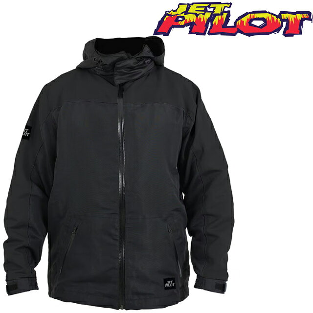 JETPILOT JA24169 VENTURE OUTDOOR JACKET ベンチャー アウトドアジャケット ※8000mm MVP バリアシェル ※ハイドロコーティングを施した100%ナイロンオットマン ※防水フロントジッパー ※ジップシールド付きスキューバフード ※メッシュ裏地が付いたジッパー脇の下の通気口 ※ベルクロ調節可能な袖口 ※PVCパッチ ※カスタムトリム