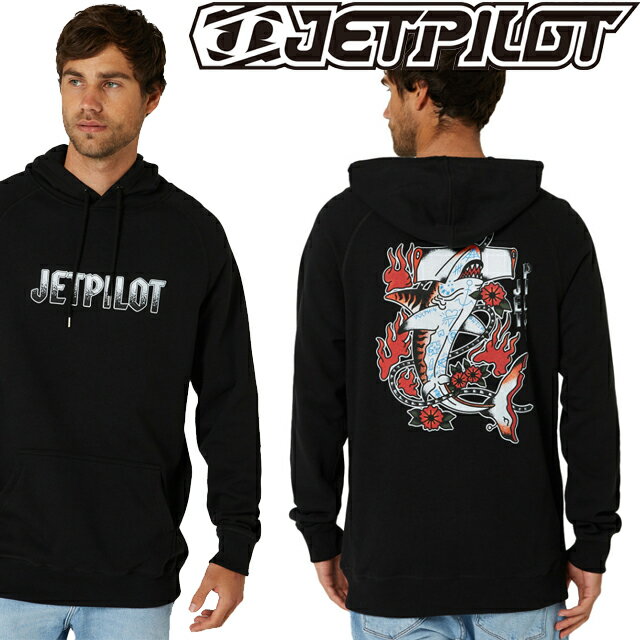 JETPILOT ジェットパイロット SHARK FLASH PULLOVER W23711スウェット パーカー トレーナー 水上バイク シャークアパレル メンズ プルオーバー