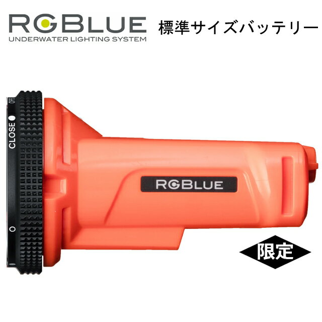 RGBlue アールジーブルー バッテリーモジュール BM3521S 標準容量モデルレスキューオレンジ ビデオライト 水中ライト交換バッテリー 予備バッテリー SYSTEM01:re システム01