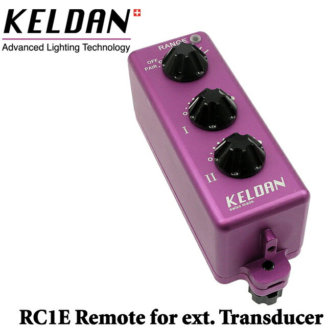 KELDAN LED ライトは、限りなく本物に近い「色」にこだわり、被写体の持つ色彩を忠実に映し出す、ハイビジョン動画撮影のためのプロフェッシ ョナルビデオライトです。 陸上 ・ 船上から水中の照明をワイヤレスでコントロール。 RC1E リモコンを使えば、 ROV （遠隔操作型無人潜水機） に制御ケーブルを配線する必要が ないため、 ROV に取り付けた KELDAN ライトを制御するのが非常に簡単になります。 ROV、 水中ドローンでの探査 ・ 作業などの利用に最適です。 ※水中のライトをコントロールするには RC1E ＋ T1 Transducer With 5m Cable を併用します