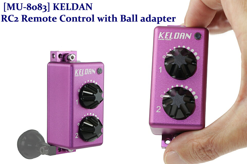 GOOD TIMEのKELDAN MU-8083 KELDAN RC2 Remote Control with Ball adapterケルダン ワイヤレス リモコン コントローラー ダイビング アダプター水中カメラ 水中ビデオ 水中ライト コントロール｜アングル2