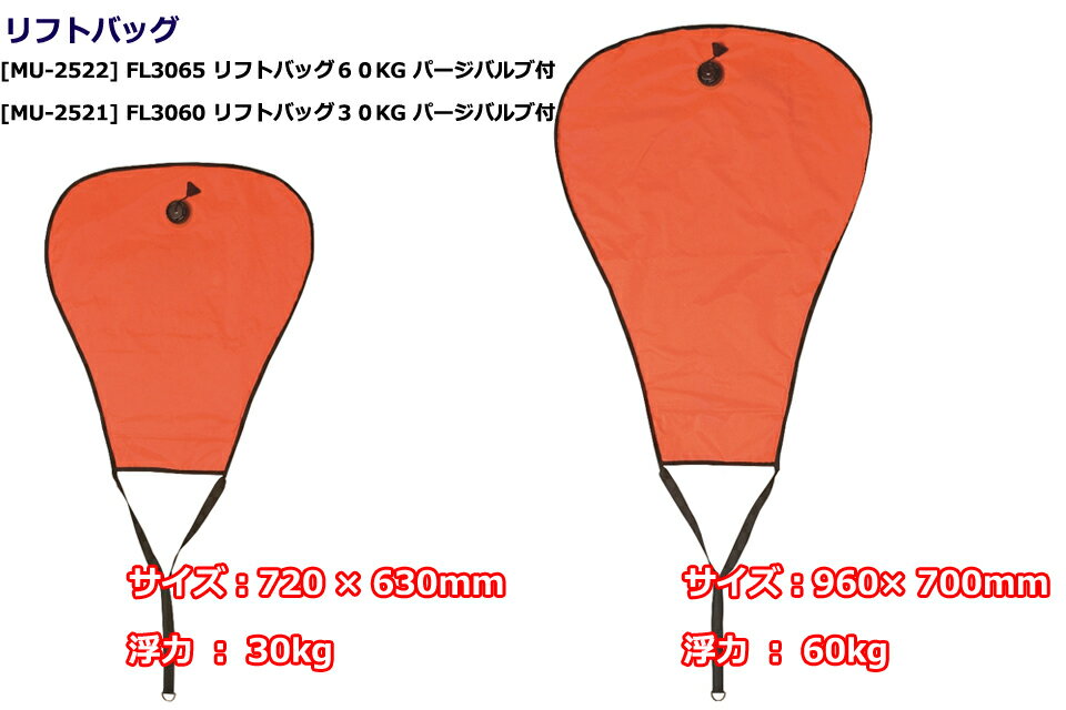 ��եȥХå� ��եƥ��󥰥Хå� ��������ե��� ������ �Х롼�� �ե����ȥꥫ�Х꡼ ��� ��եƥ��� �����夲 lifting bag 30kg 60kg �ѡ����Х����Innovative Scuba Concepts