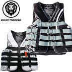 QUAKYSENSE クエーキーセンス ライフジャケット 水上バイクWILLOW STORY 4BUCKLE LIFE VEST 4バックルフローティングベスト ライフベスト ライジャケ ジェット PWC