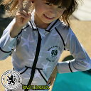 QUAKYSENSE クエーキーセンス キッズ ラッシュガードラッシュパーカー ジュニア UV 長袖 子ども チャイルドCHILD STAR RASH PARKA フード 紫外線対策 RP349(4)