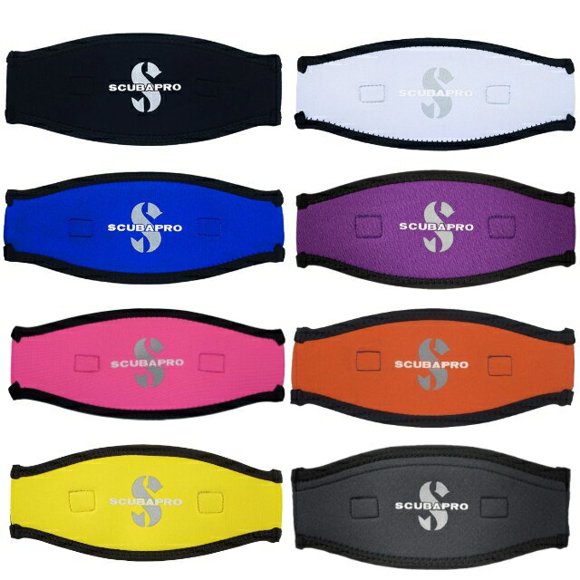 SCUBAPRO スキューバプロ マスクストラップカバー Mask Strap Cover ダイビング マスクダイビング マスクバンド 水中メガネ ネオプレーンカバー S-PRO