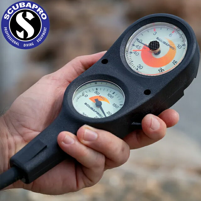 Rakuten - SCUBAPRO 28014120 CONSOLE2-PG/DG-metre ダイビング ゲージスキューバプロ 2ゲージ コンソール 残圧計 水深計 SPRO Sプロ エスプロ