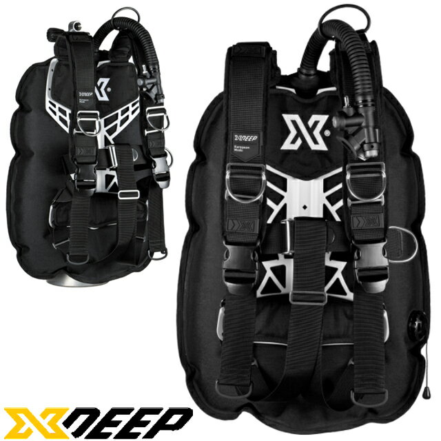 XDEEP エックスディープ NX GHOST デラックス ハーネスST-GST バックフロート BCD バックパック BC テクニカルダイビングダイビング 重器材 アルミプレート プロフェッショナル