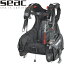 SEAC BCD SMART 42-34 ダイビング BC ショルダー 重器材スキューバー SCUBA 浮力調整 メンズ レディース