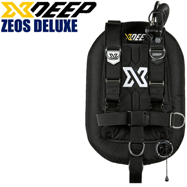 Zeos Deluxe プレート素材：アルミ／スチール 浮力：13kg（ZEOS28） 浮力：17kg（ZEOS38） 構造 ： 二重シェル 表地 ： コーデュラ 1100 dTEX