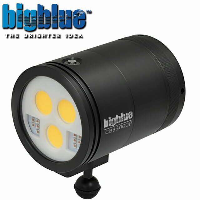 BIGBLUE ビッグブルー 水中ライト LED CB-33000P2 大光量ビデオテックライト ダイビング ライト ストロボ ランタンワイド 動画 スポット リチウム電池 100M完全防水 30000ルーメン