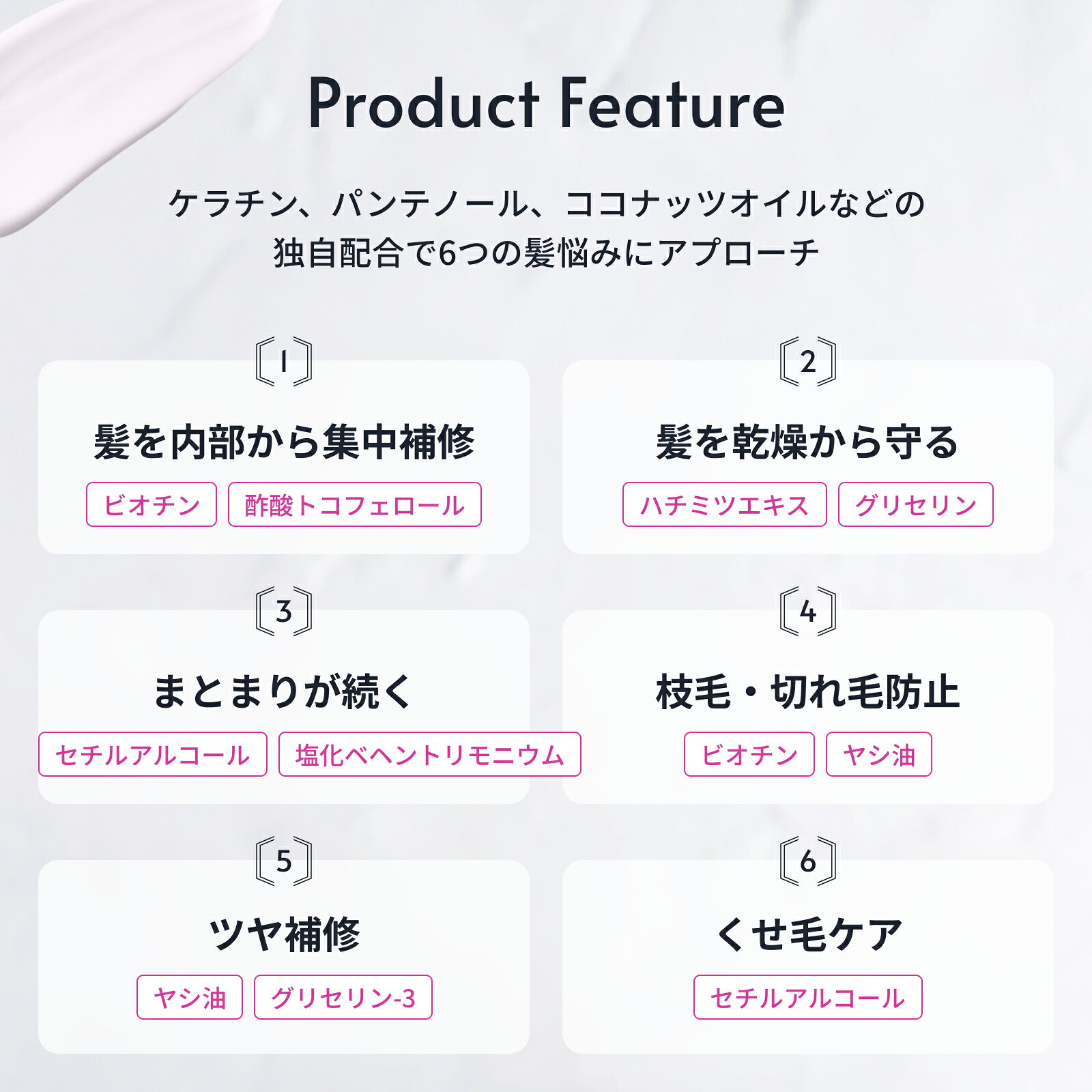 【日本公式 / 即日発送】Advanced Clinicals ビオチン ストレングセニング ヘア マスク 340ml アドバンスド クリニカルズ リペアマスク ヘアパック トリートメント ヘアケア 大容量 保湿 ダメージ補修 国内配送 マヌカハニー anys-store-10000010 Anys Store サンプル画像3