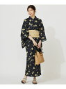 【SALE/30%OFF】【着付け簡単5点セット】2WAY セパレート浴衣セット any SiS エニィスィス 着物・浴衣・和装小物 着物 ネイビー ブルー【R...