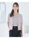 【2SET】ラメトリミング ツイン any SiS エニィスィス トップス アンサンブル パープル ホワイト ネイビー【送料無料】[Rakuten Fashion]