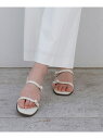 【SALE/30%OFF】【23.0~24.0cm】フェミニンフラット サンダル any SiS エニィスィス シューズ・靴 サンダル ホワイト【RBA_E】【...
