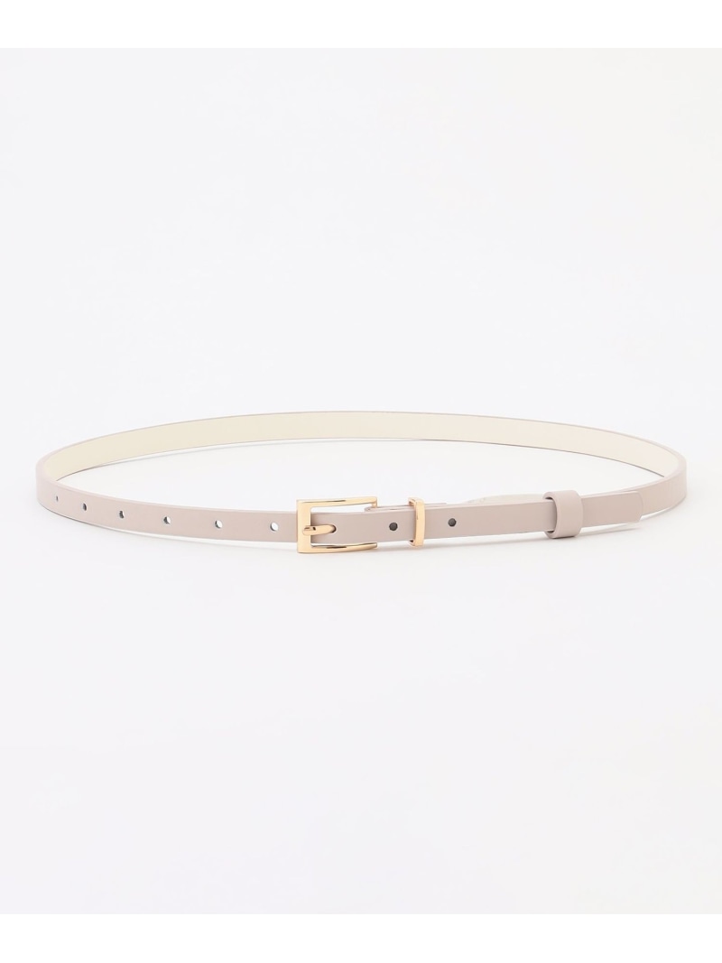 樂天商城 - スクエアバックルナロー ベルト ANY SIS エニィスィス ファッション雑貨 ベルト ブラック[Rakuten Fashion]