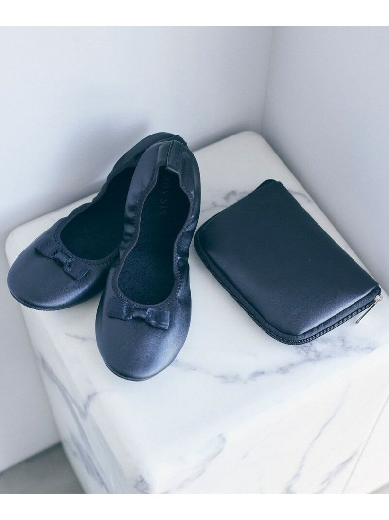 【バッグ付】折りたたみ スリッパ ANY SIS エニィスィス シューズ・靴 その他のシューズ・靴 ブラック..