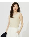 【SALE/50%OFF】ラメテレコ タンクトップ any SiS エニィスィス トップス ノースリーブ・タンクトップ グレー シルバー【RBA_E】[Raku...