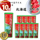 【エントリーでポイント10倍】【10本】北海道 スイカ シャーベット スティック バー 冷凍 ジュース パック アイスキャンディー かき氷 スイーツ フルーツバー 凍らせて食べる