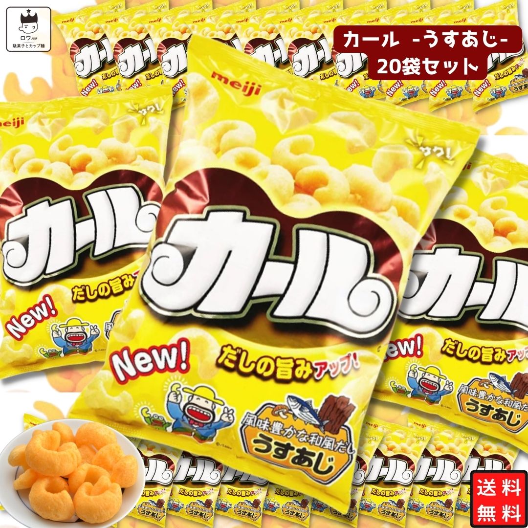 《母の日 プレゼント》 お菓子 詰め合わせ 送料無料 子供 大人 スナック菓子 箱買い ケース売り 子供会 カール うすあじ 20袋 2ケース 駄菓子 駄菓子屋 駄菓子セット 明治 地域限定品 ストック まとめ買い 買い置き