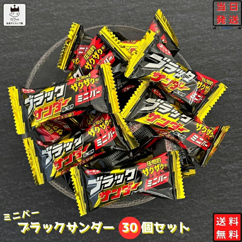 父の日ギフト 父の日 プレゼント 実用的 1000円ポッキリ 送料無料 ポイント消化 お菓子 詰め合わせ 駄菓子 業務用 駄菓子セット ブラックサンダー ミニバー 12g×30個 プチギフト チョコレート チョコスナック ココア クッキー ビスケット 有楽製菓 個包装 おやつ