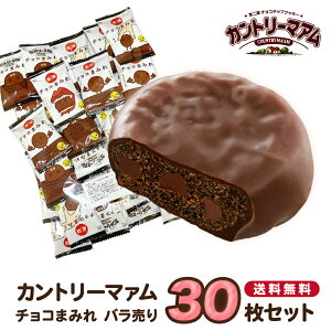 カントリーマアム チョコまみれ 送料無料 お菓子 詰め合わせ チョコレート まとめ買い 30枚 駄菓子 スイーツ 1000円ポッキリ あす楽 食品 プレゼント おやつ コーヒー ティータイム パーティ 不二家 バラ売り プチギフト 大容量 バレンタイン